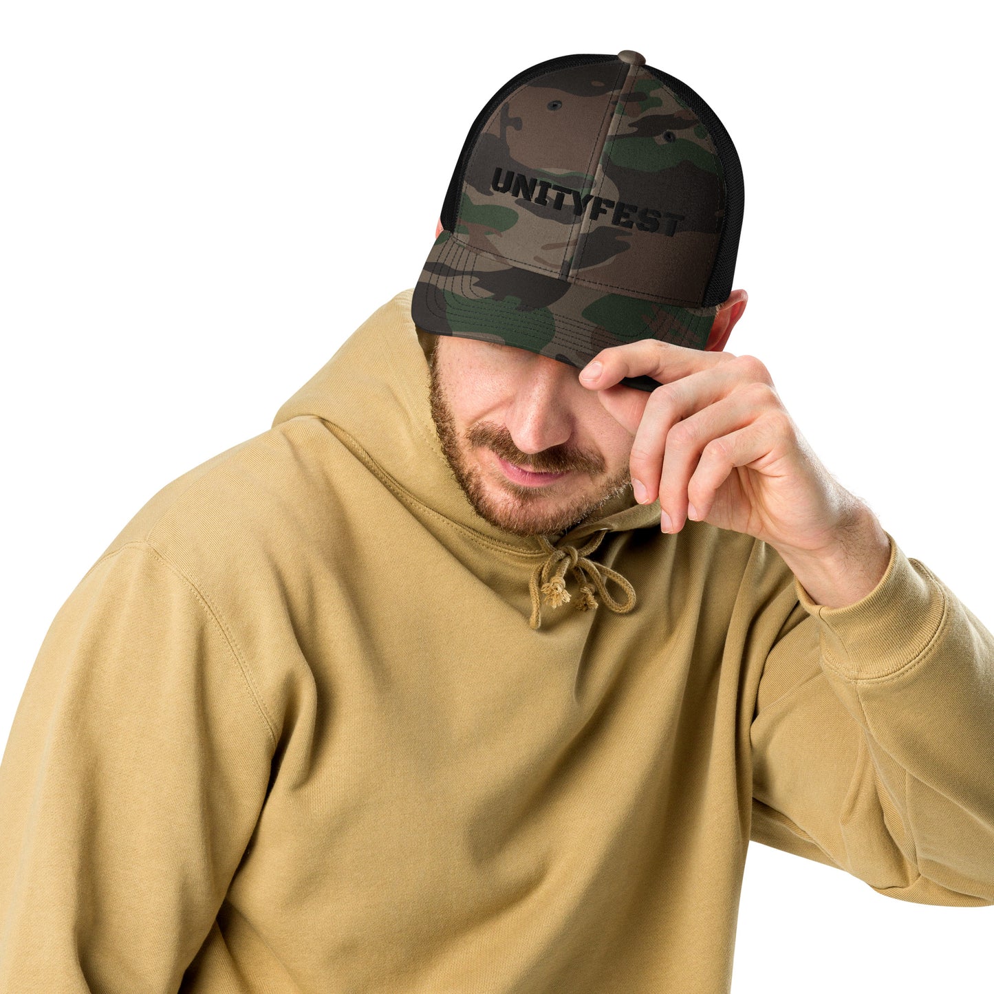 Unityfest Camouflage trucker hat
