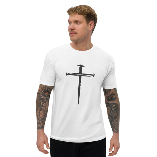 3 Nail Cross Fitted Short Sleeve T-shirt