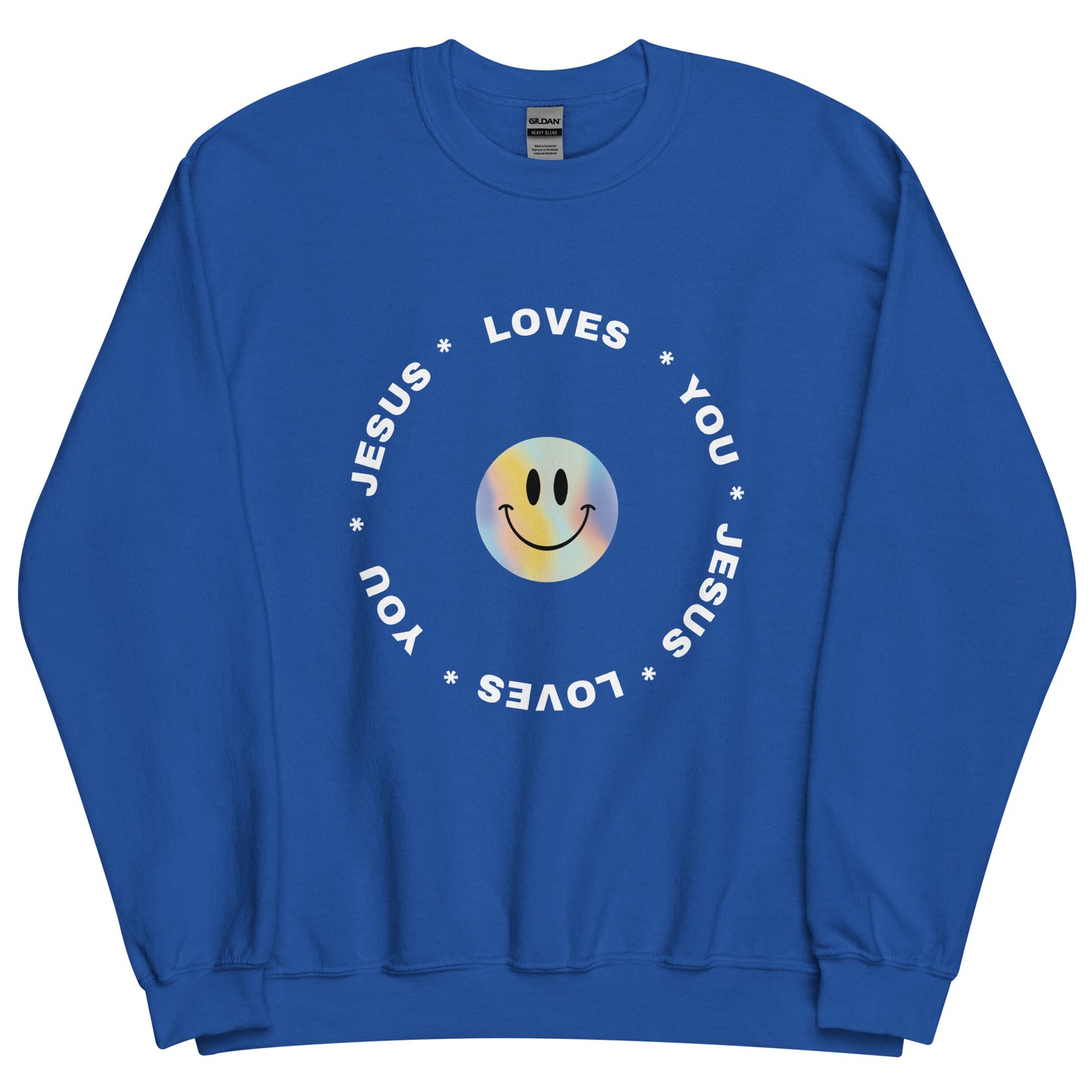 Jesus Loves You Smiley Sweatshirt