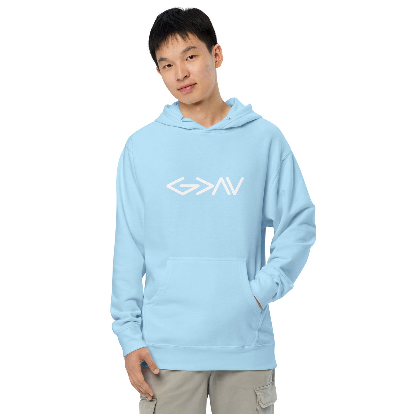 God Is Greater midweight hoodie