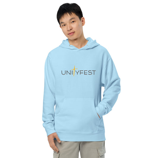 Unityfest Black Logo midweight hoodie