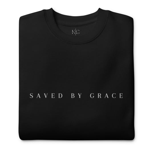 Saved By Grace Premium Sweatshirt