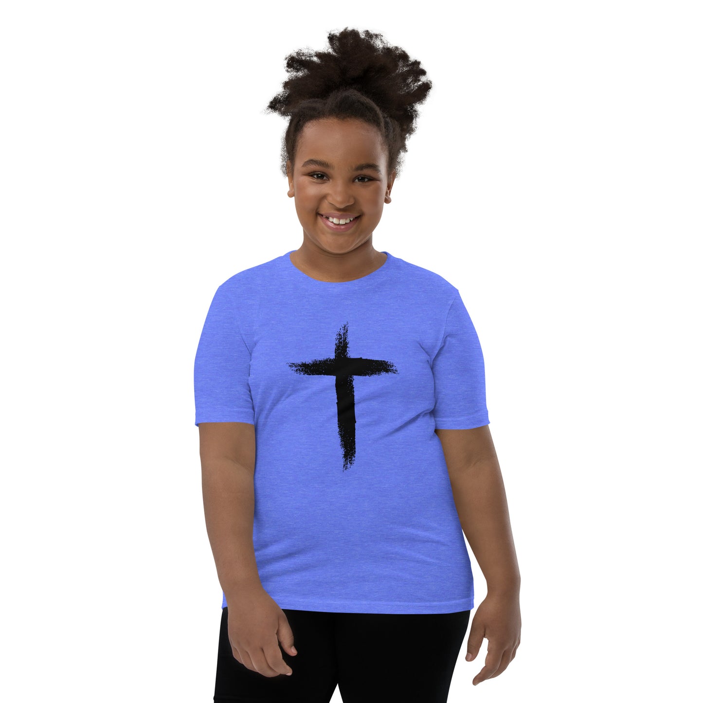 Brushed Cross Short Sleeve T-Shirt